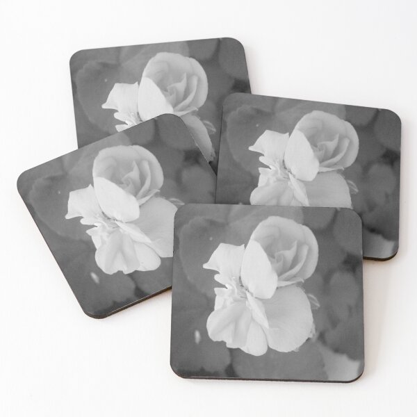Item preview, Geranium Bloom in Black and White designed and sold by AlteredAtelier.