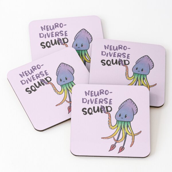 Item preview, Neurodiverse Squid designed and sold by JezWeCan.