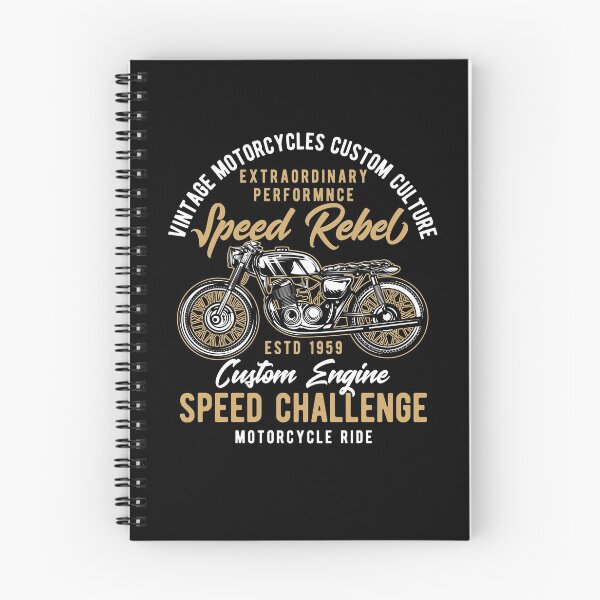 Item preview, Vintage Speed Highway Rebellion Custom Motorcycle designed and sold by Two Left Hands Design.