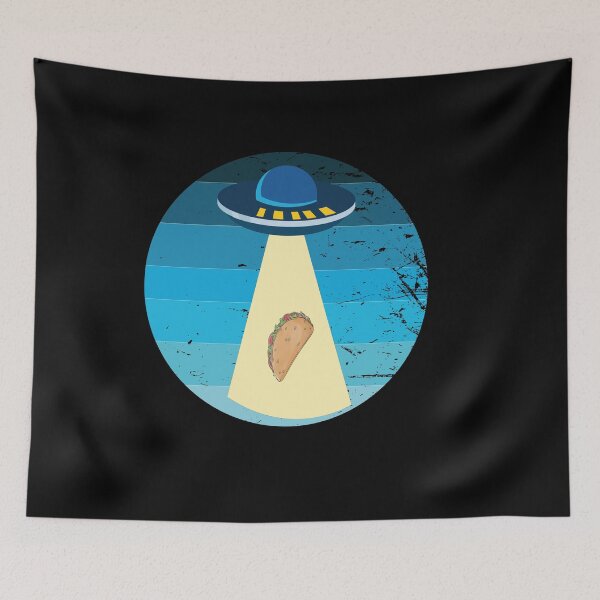 Item preview, flying saucer teleports tacos designed and sold by YAHIA-14.
