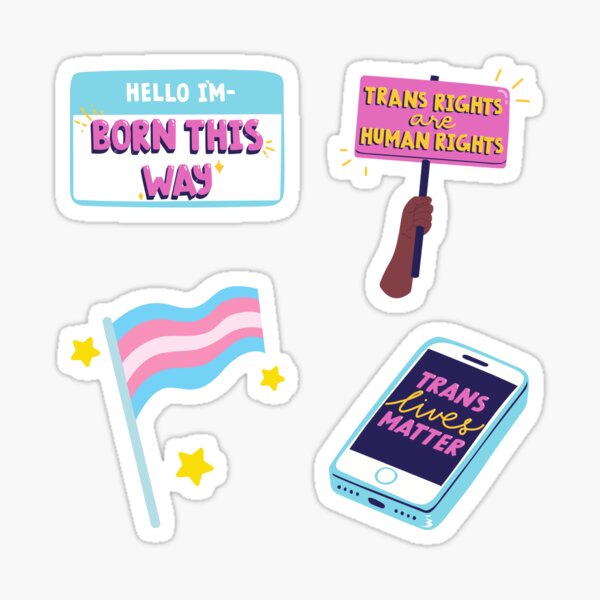 Item preview, Trans Sticker Pack designed and sold by Kindology.