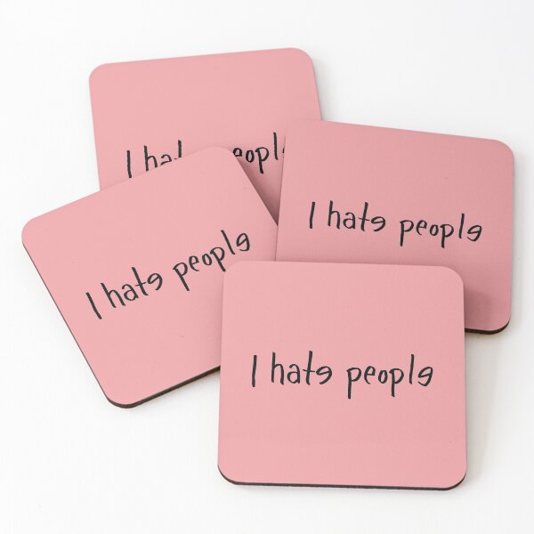 Item preview, I hate people. designed and sold by Canvasvendetta.