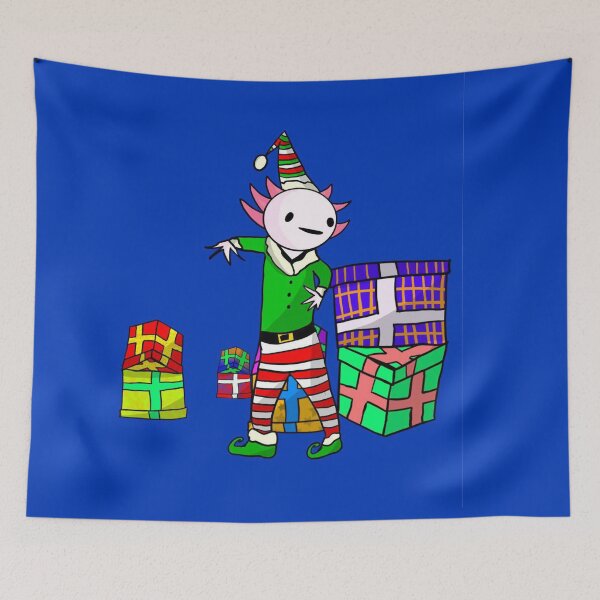 Item preview, Christmas axolotl designed and sold by Kewd.