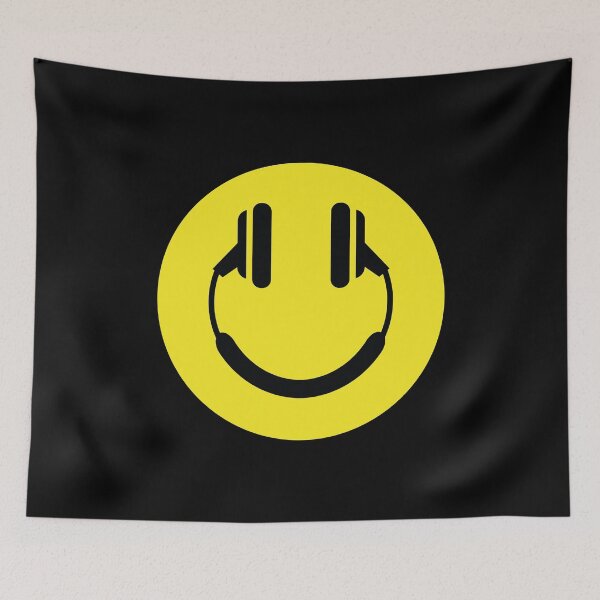 Item preview, Acid Smiley Headphones designed and sold by The Crackerdale Emporium.