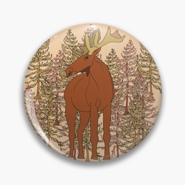 Item preview, Moose in the Forest designed and sold by DeLislesRT.