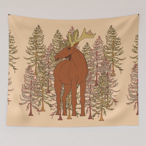 Item preview, Moose in the Forest designed and sold by DeLislesRT.