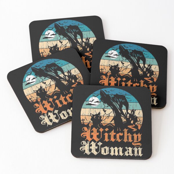 Item preview, Witchy woman for Halloween and cat designed and sold by mermaidselina.
