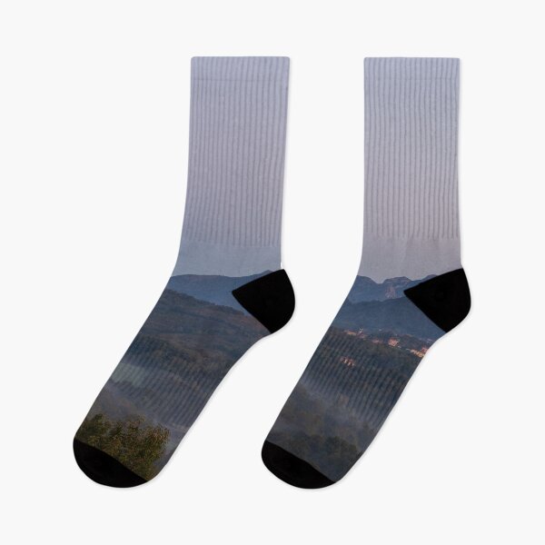 Item preview, foggy landscape early in the morning designed and sold by brambillasimone.