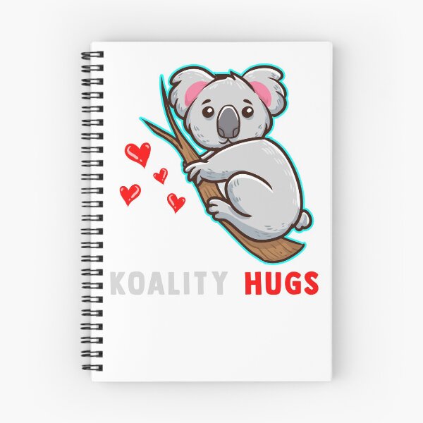 Item preview, Koala Gives Koality Hugs Pun Hearts Koala Grafik  designed and sold by Coconil.