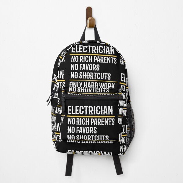 Item preview, Electrician No Rich Parents No Favors No Shortcuts Only Hard Work designed and sold by TeesYouWant.