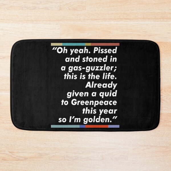 Item preview, Jez Peep Show Fan Typography Quote Design designed and sold by AestheticNow.
