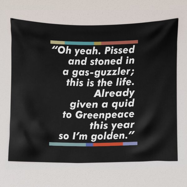 Item preview, Jez Peep Show Fan Typography Quote Design designed and sold by AestheticNow.