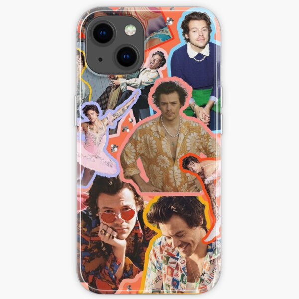 collage of harrystyle iPhone Flexible Hülle
