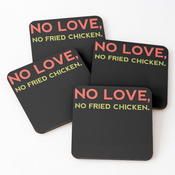 Item preview, NO LOVE NO FRIED CHICKEN - Funny Food Lover Gift designed and sold by yeknow.