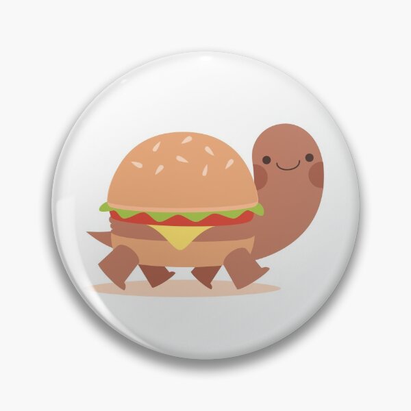 Item preview, Burger turtle designed and sold by Petits Pixels.
