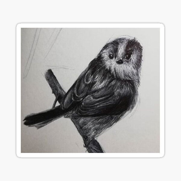 Item preview, long tailed tit designed and sold by Lix-arts.