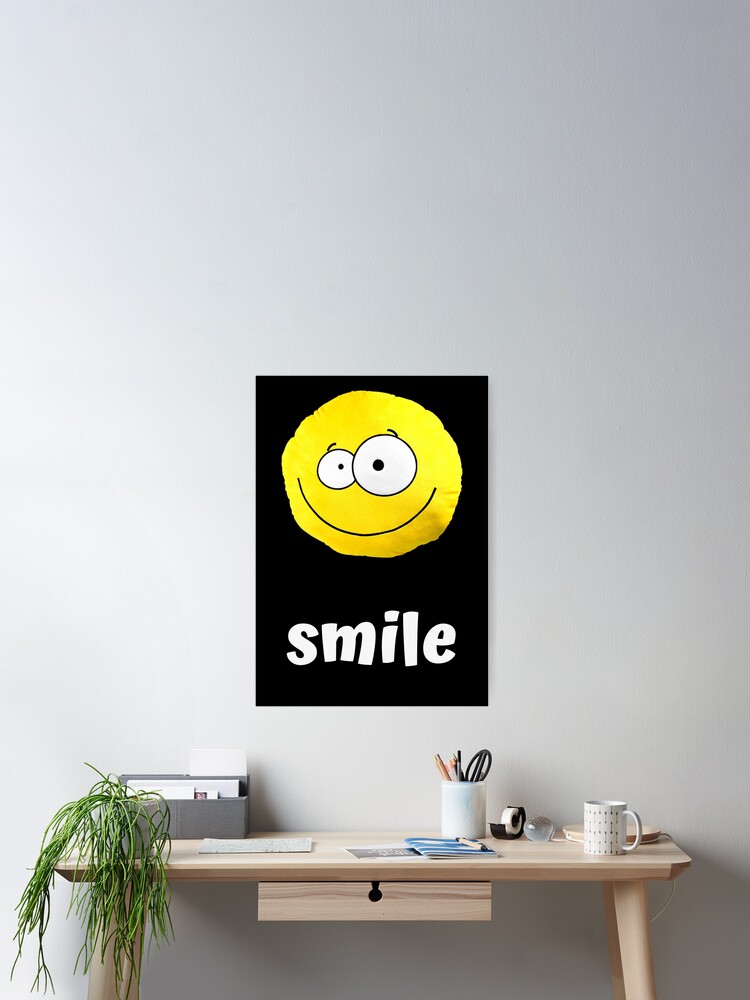 Dummes Smiley Gesicht Poster Von Mino Ooo Redbubble