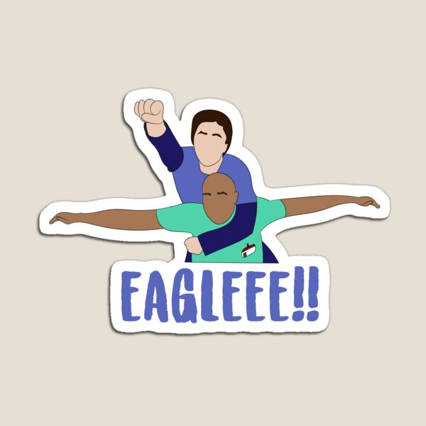 Item preview, Scrubs JD And Turk Eagle Funny Quote designed and sold by TvDoodles.