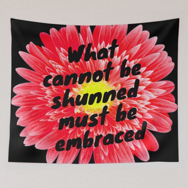 Item preview, What Cannot Be Shunned Must Be Embraced Red designed and sold by J-LaD.