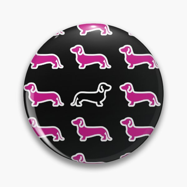 Artikelvorschau, Dackelmuster in Neon  entworfen und verkauft von TheDachshund.