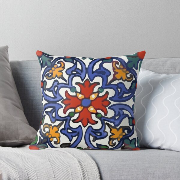 Talavera Royal Throw Pillow
