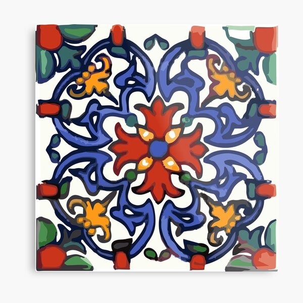 Talavera Royal Metal Print