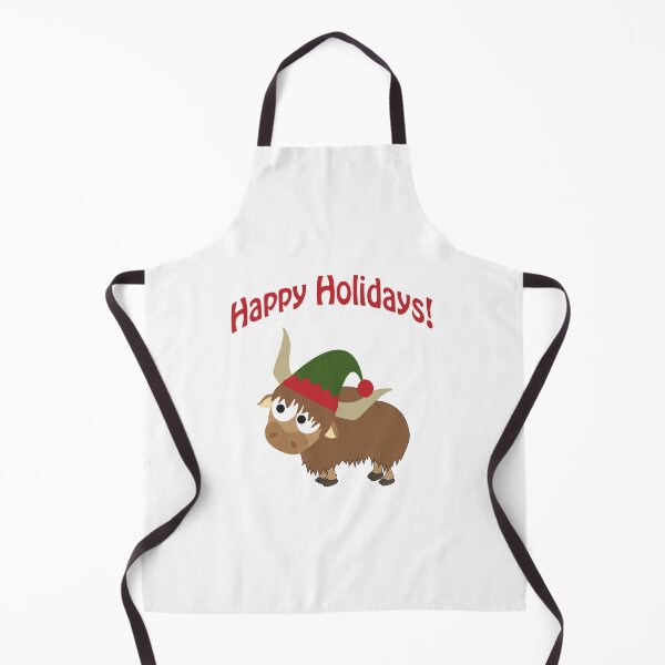 Item preview, Happy Holidays! Elf Yak designed and sold by Hedgie Designs.