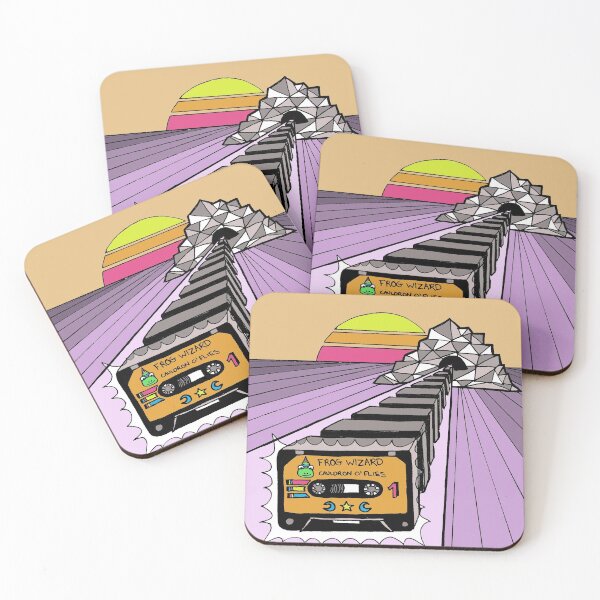 Item preview, Vaporwave Cassette Tape designed and sold by Intergalactic Unicorn: Art by Anna Schmidt.