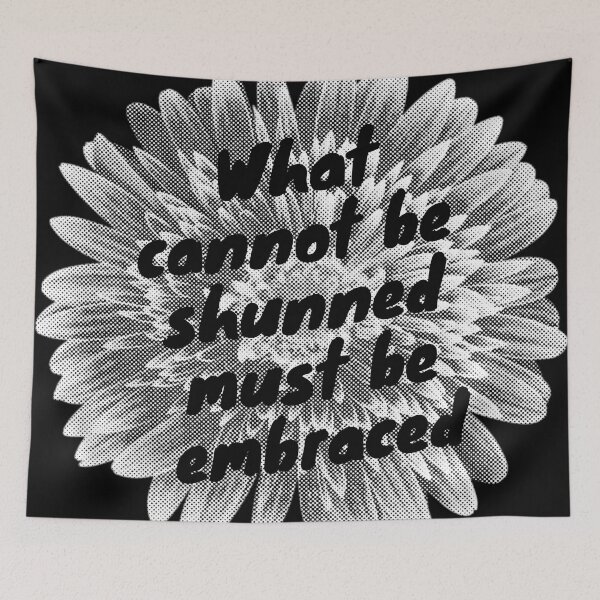 Item preview, What Cannot Be Shunned Must Be Embraced Calico designed and sold by J-LaD.