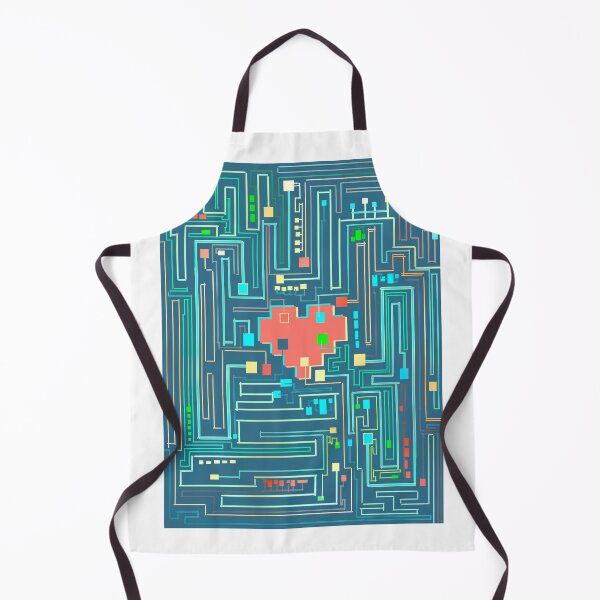 Item preview, Heart Circuits designed and sold by PencilCurlsArt.
