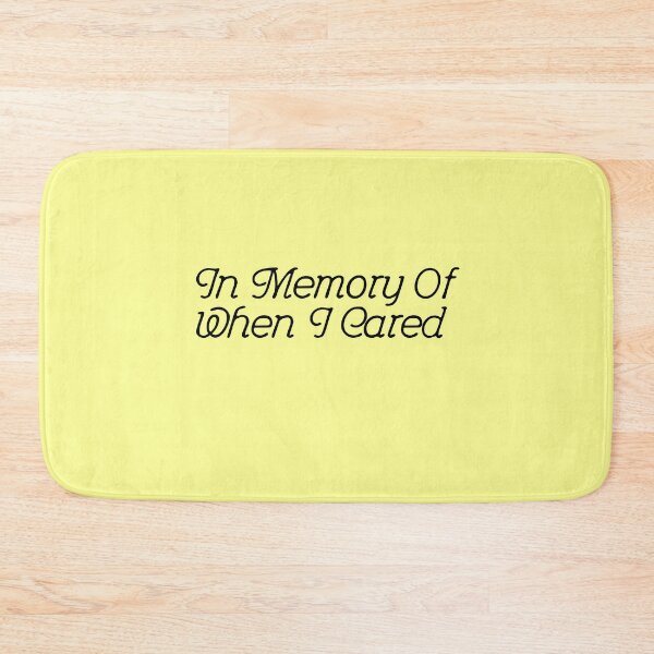 Item preview, In Memory Of When I Cared - Yellow designed and sold by xxxJxxx.