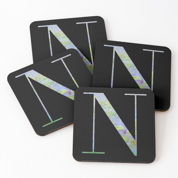 Artikelvorschau, Monogramm Claude Monet Gemälde Anfangsbuchstabe N entworfen und verkauft von Lartheviking.