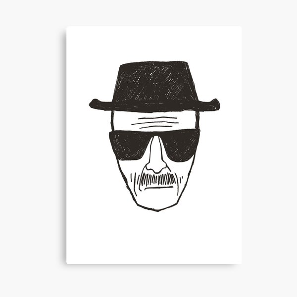 heisenburg head Canvas Print