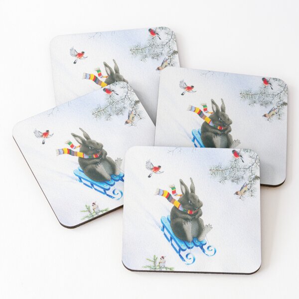 Item preview, Bunny Sledging designed and sold by litir.