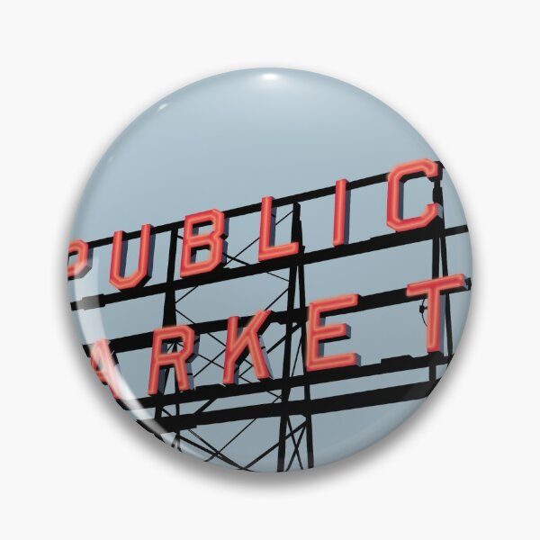 Item preview, Pike Place Market Sign designed and sold by Erin Drazdzinski.