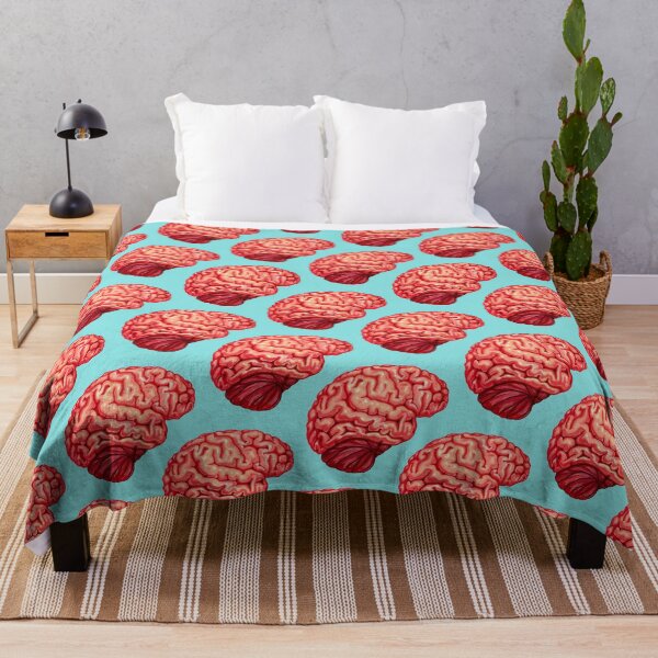 Item preview, Brain Pattern - Blue designed and sold by Kelly Gilleran.