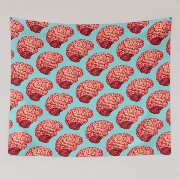 Item preview, Brain Pattern - Blue designed and sold by Kelly  Gilleran.