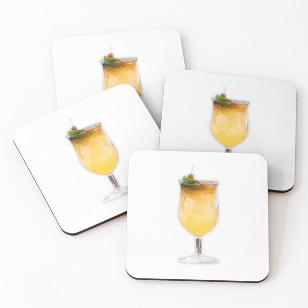 Aperçu de l'œuvre Cocktail Autocollant créée et vendue par Erin Drazdzinski.