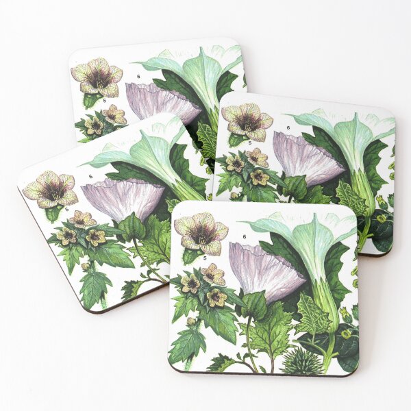 Item preview, Wild Flowers - Nightshade Datura Blossoms designed and sold by elevens.