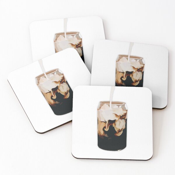 Item preview, Iced Coffee Swirl Sticker designed and sold by Erin Drazdzinski.