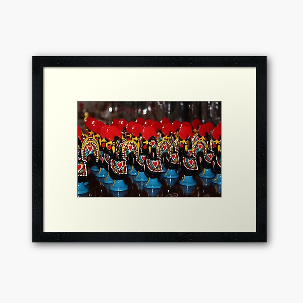 Rooster of Barcelos Portugal Framed Art Print