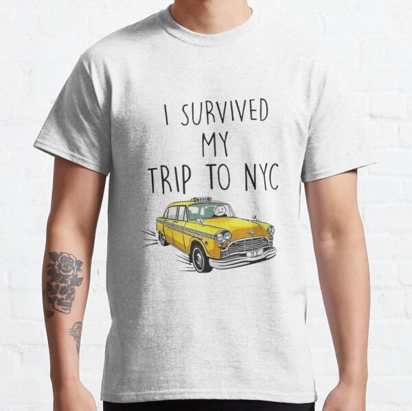 j'ai survécu à mon voyage à NYC spiderman tom holland taxi, chauffeur de taxi, T-shirt classique