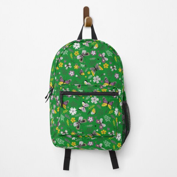 Item preview, Butterflies floral pattern designed and sold by SSK Designs.