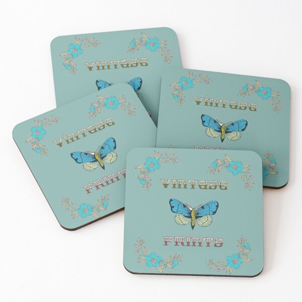 Item preview, Vintage Print - Moth and Floral design designed and sold by HeatherEthereal.