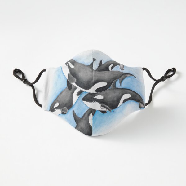 Orca Pod In Blue Fitted 3-Layer