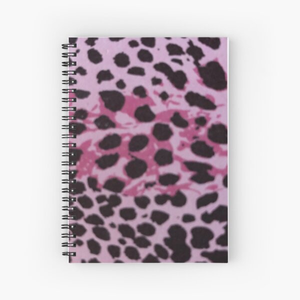 Pink Leopard Skin Spiral Notebook