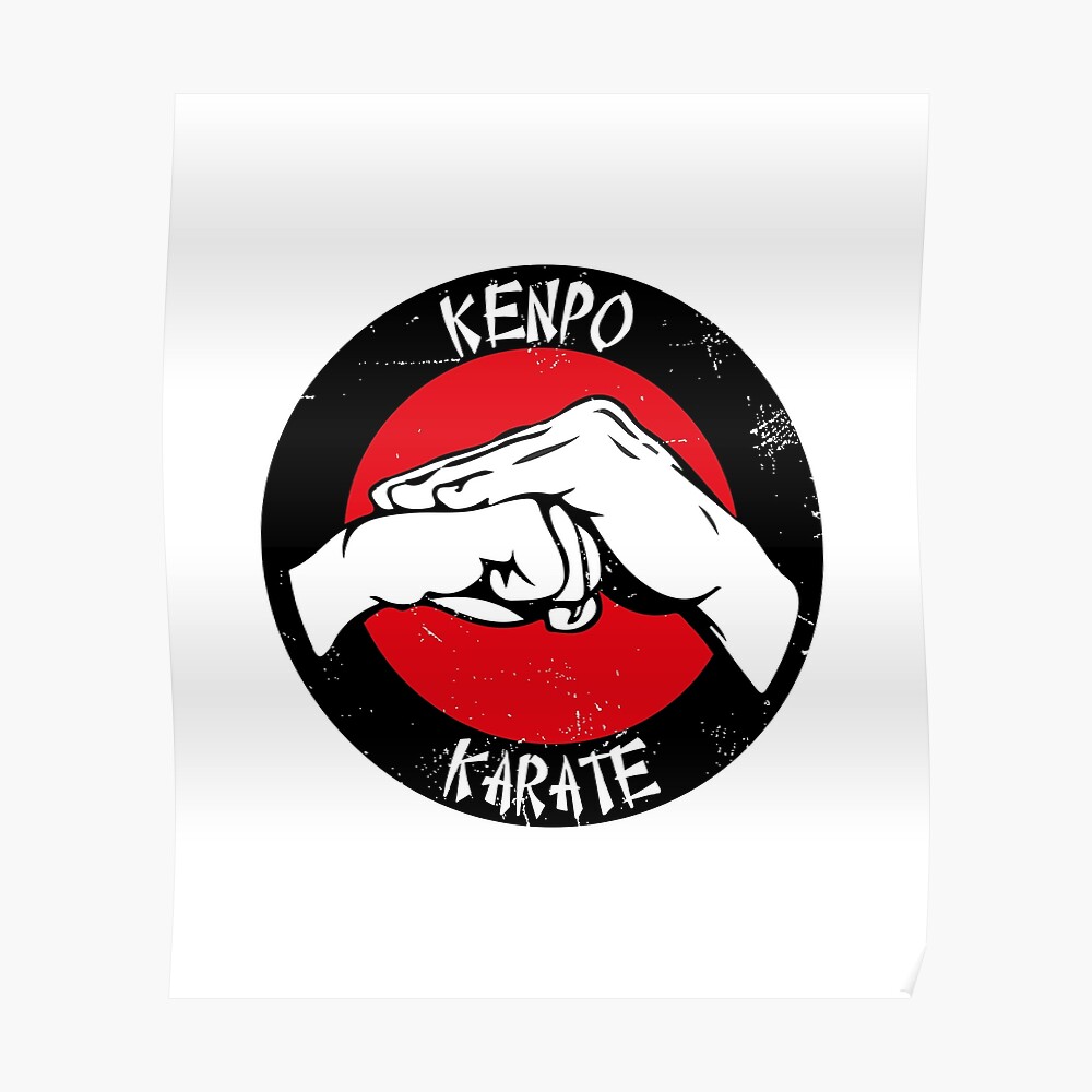 Kenpo Karate Martial Arts Patch 3 Sizes & 10" 8" 4" 