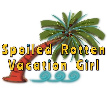 Artwork thumbnail, Spoiled Rotten Vacation Girl (Palm Tree) by HappigalArt