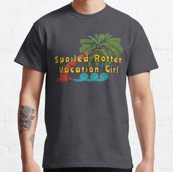 Spoiled Rotten Vacation Girl (Palm Tree) Classic T-Shirt