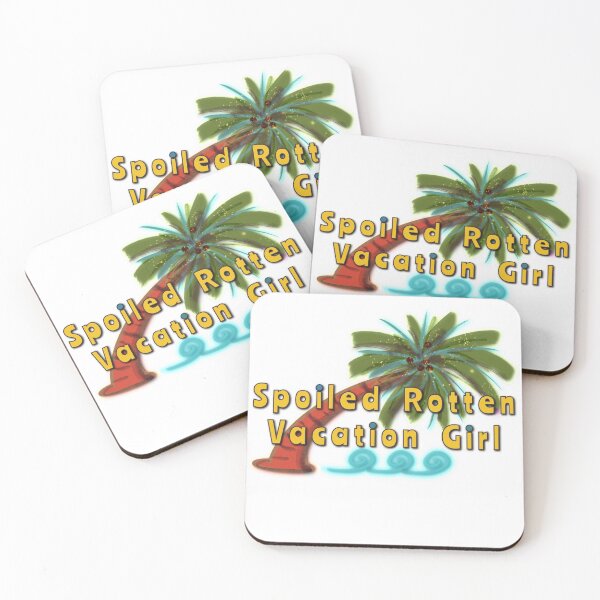 Item preview, Spoiled Rotten Vacation Girl (Palm Tree) designed and sold by HappigalArt.